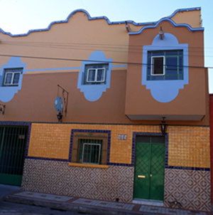 Guadalajara Mexico's Casa de las Flores Bed and Breakfast's frontage